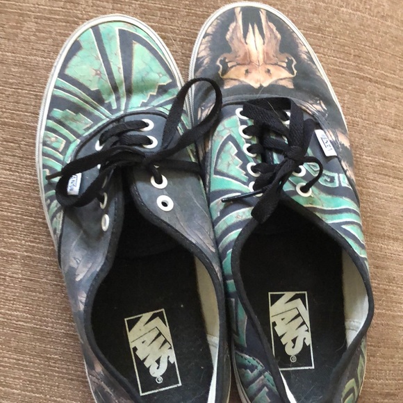 Original genuine Green skull vans